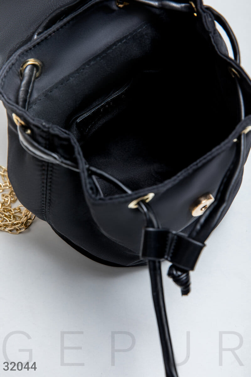 Эффектный маленький рюкзак Leather trend