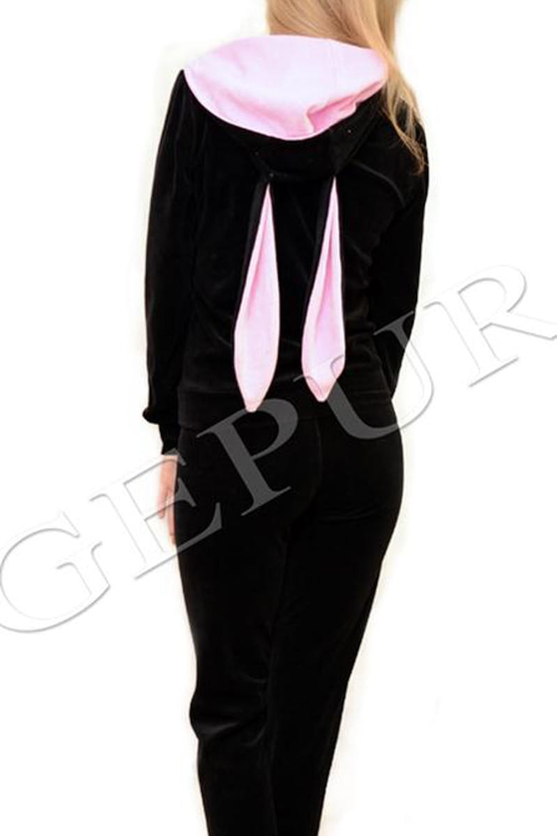 Оригинальный велюровый костюм Цвет:|