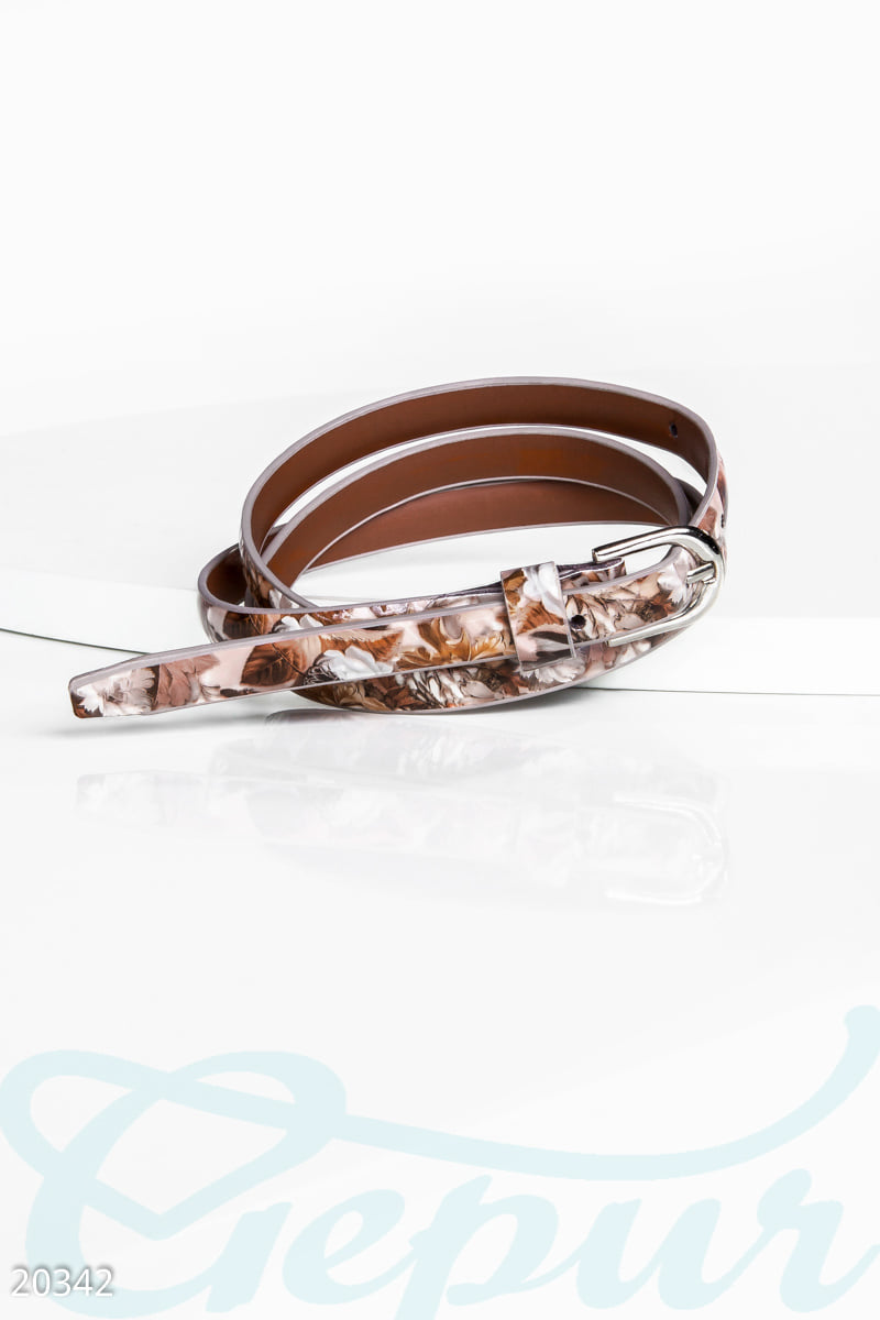 Оригинальный лаковый ремень Belts