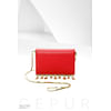 Вечерняя кожаная сумка Gepur couture