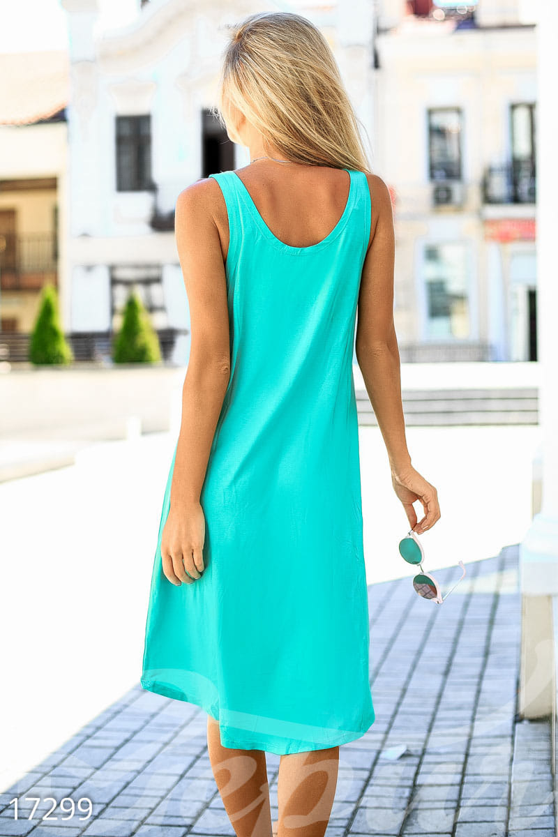 Яркое асимметричное платье Sun kissed