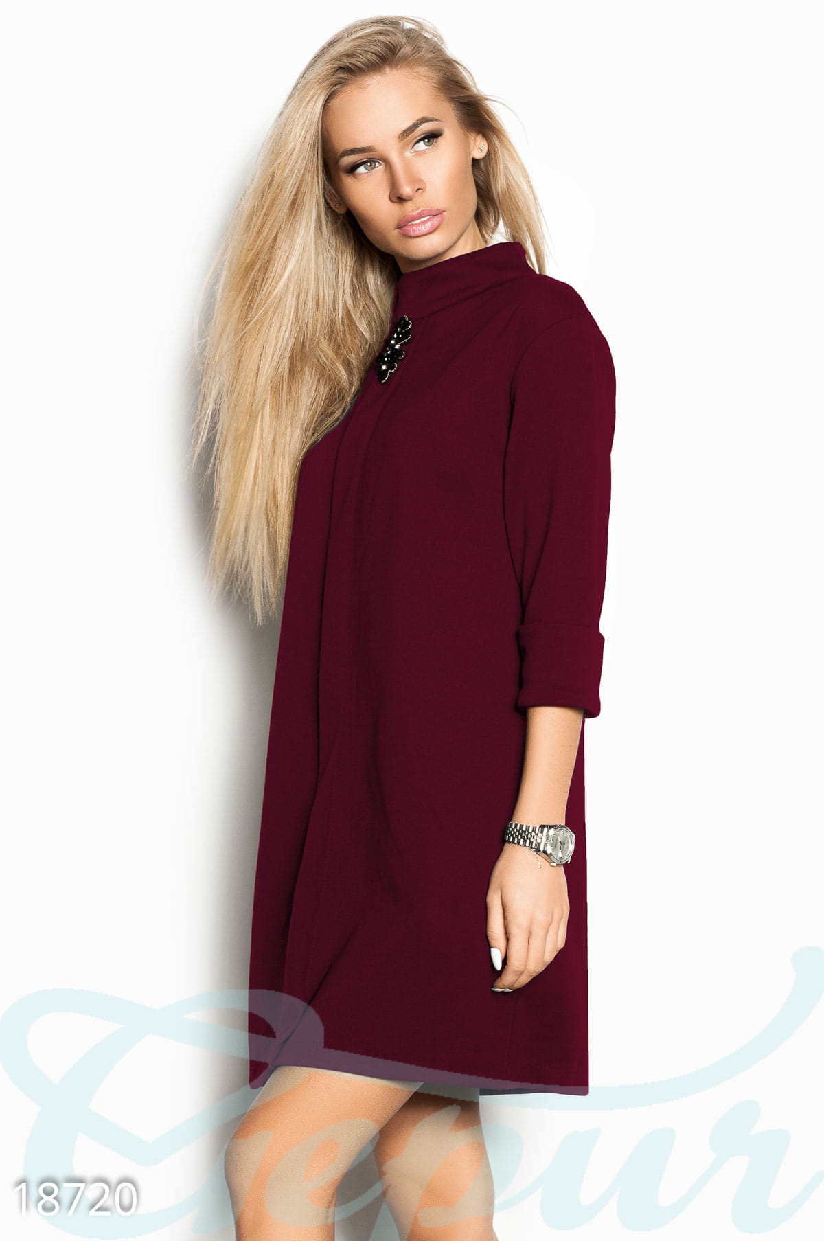 Элегантное платье-клеш Gentle