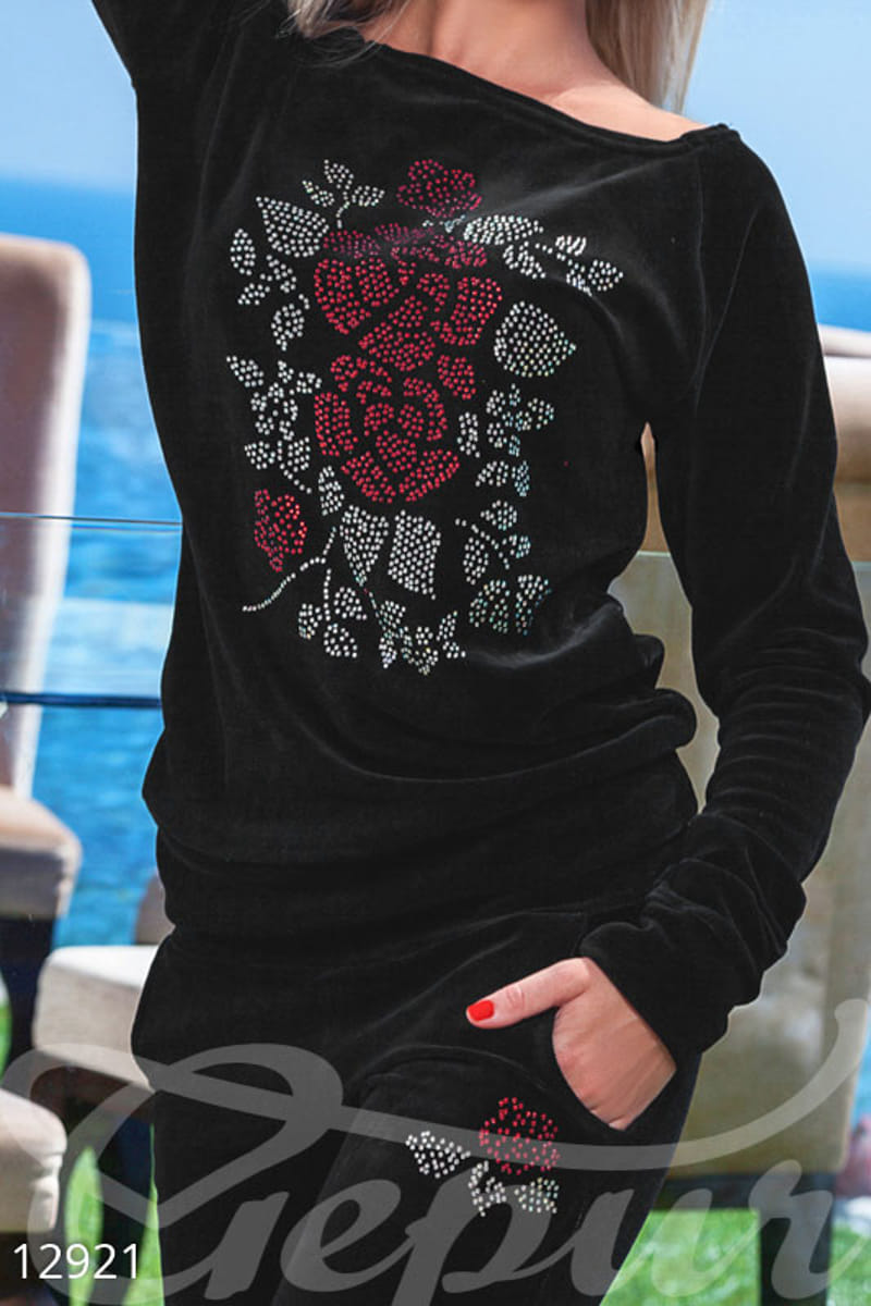 Спортивный велюровый костюм Azure