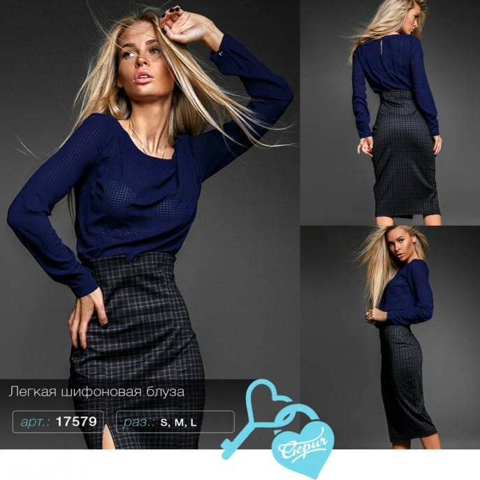 Легкая шифоновая блуза Season preview part 2