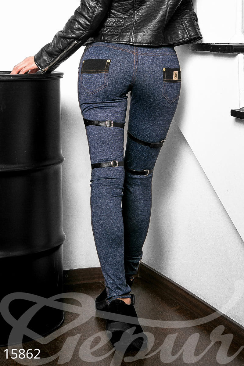 Джеггинсы с портупеей Secret
