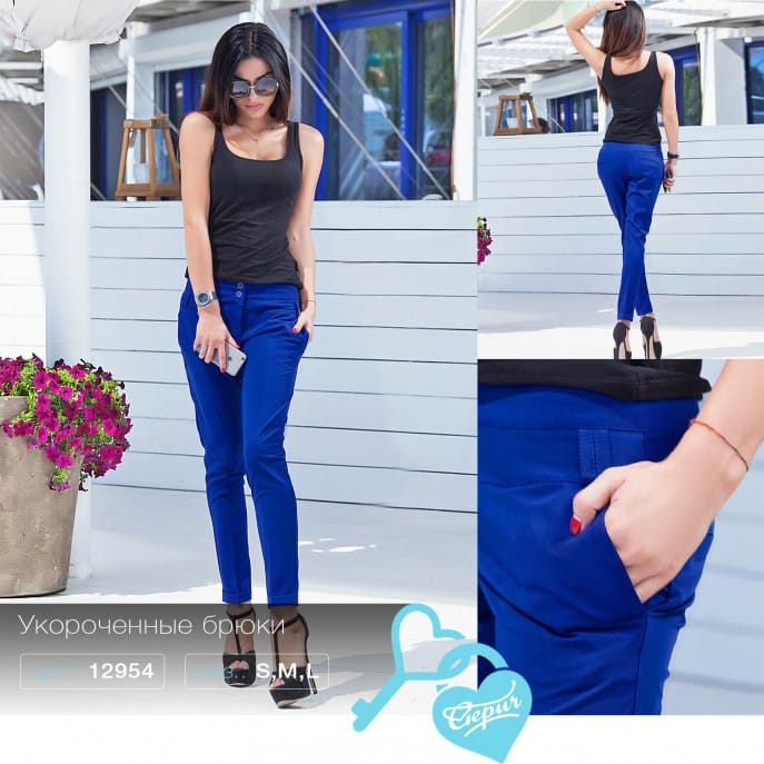 Яркие летние брюки Boro