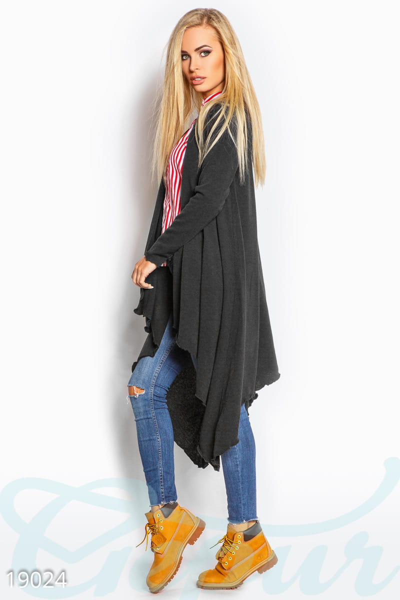 Длинный трикотажный кардиган New book