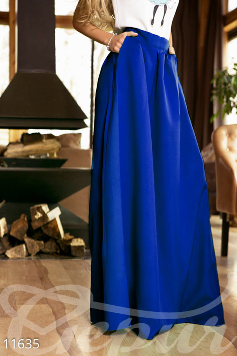 Длинная юбка с карманами In the wood