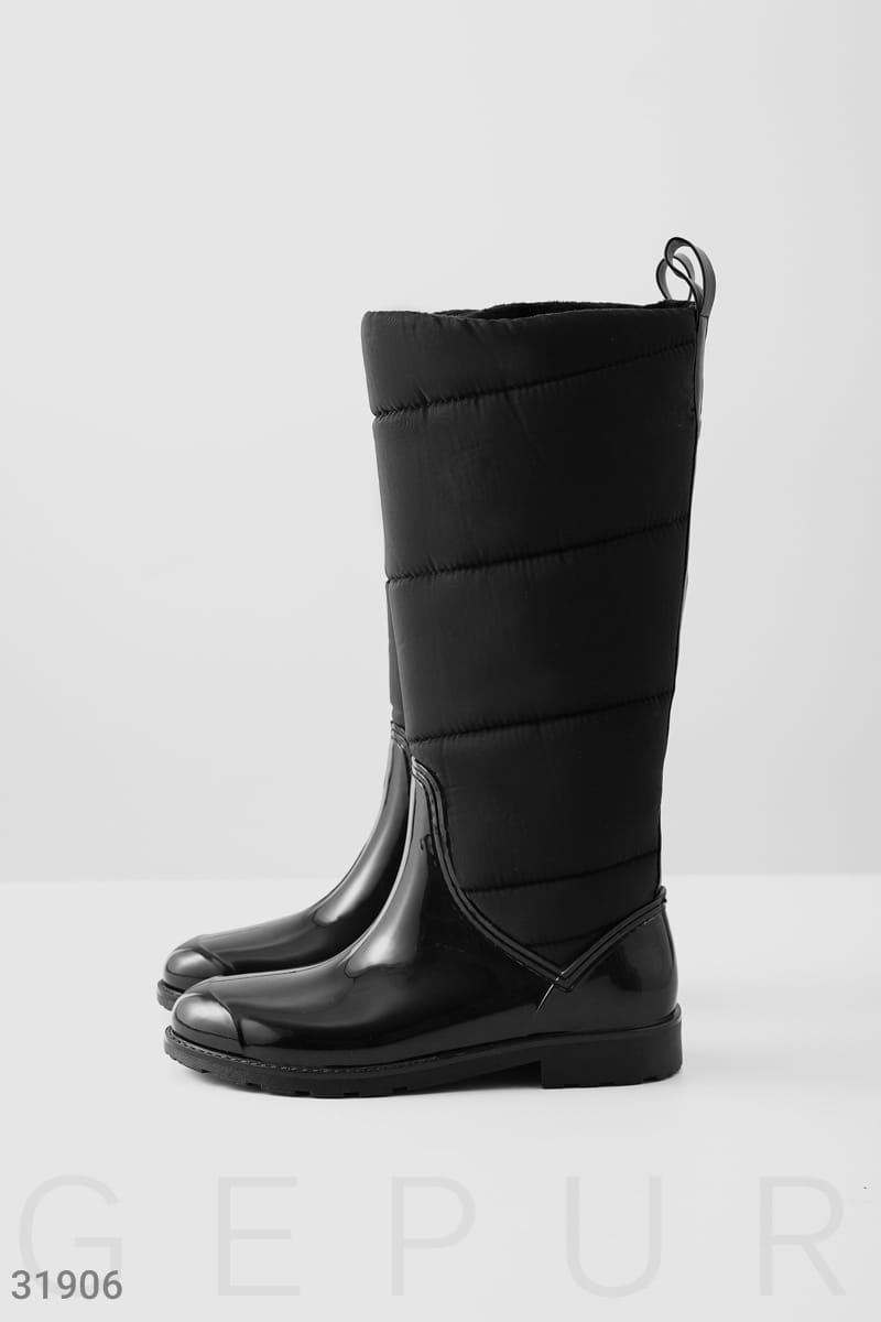 Комбинированные утепленные сапоги Its raining