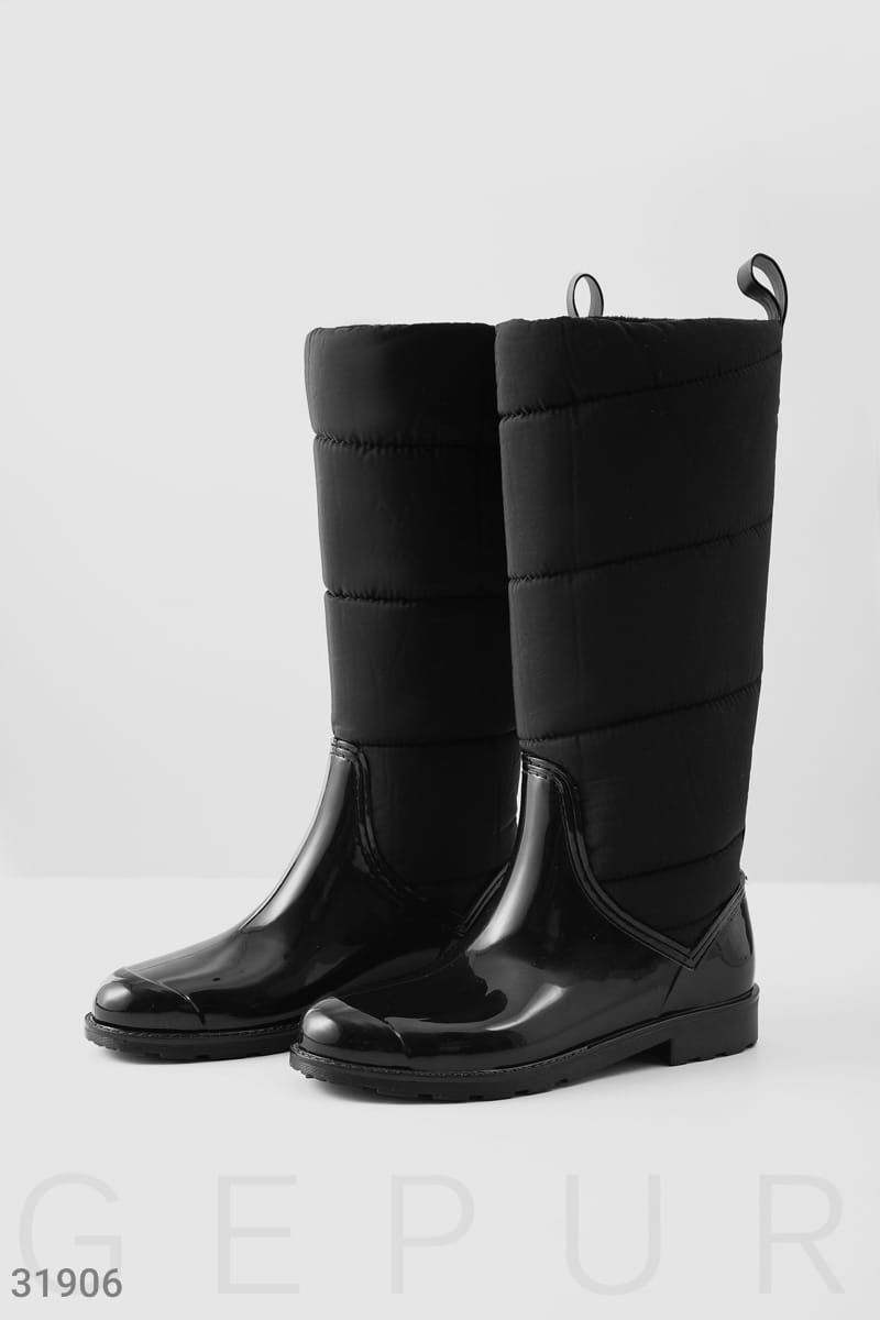 Комбинированные утепленные сапоги Its raining