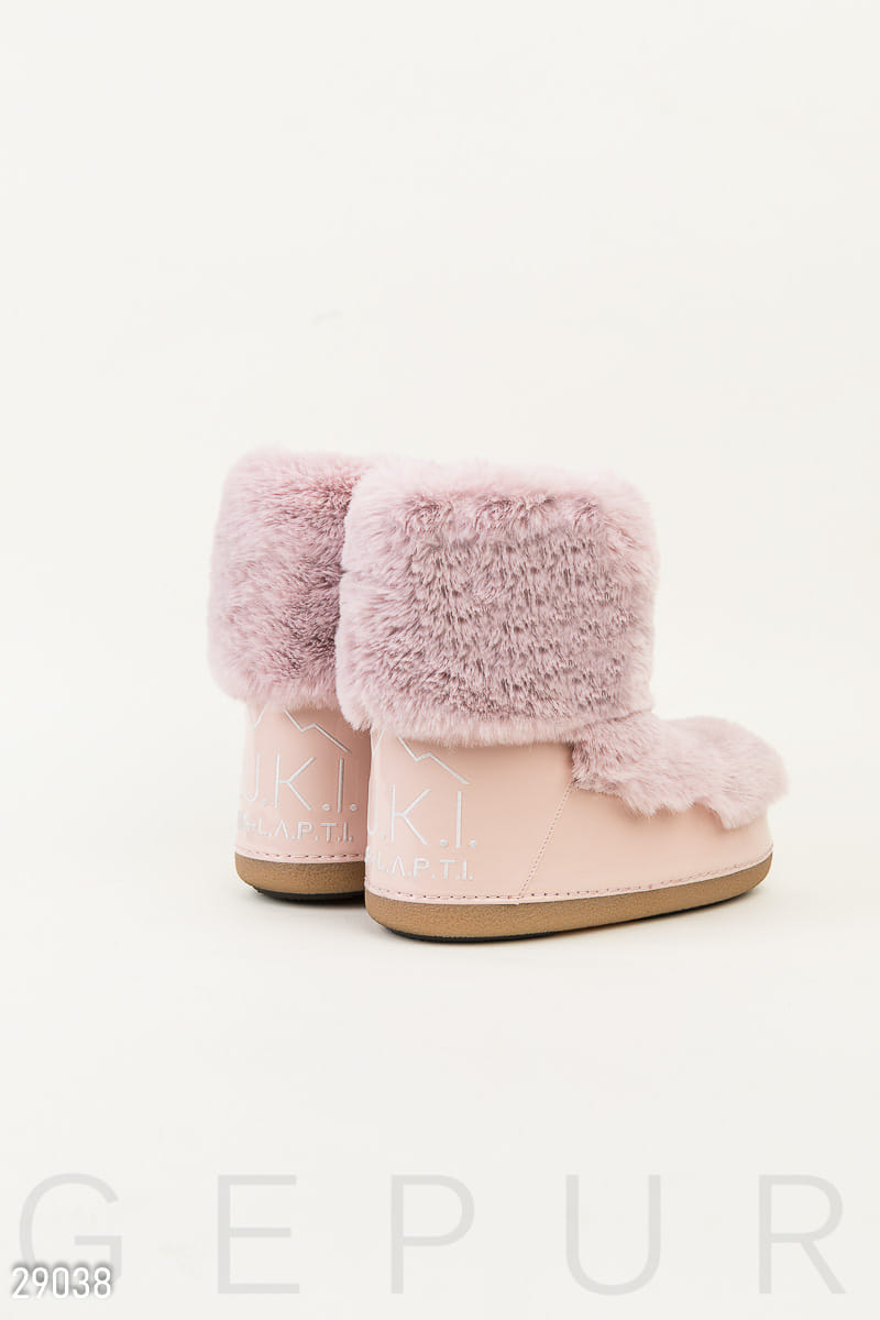 Теплые сапоги-луноходы Premium fur