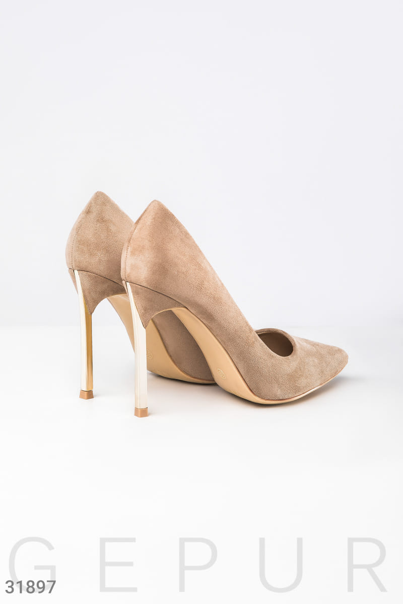 Замшевые базовые туфли Anna sedokova x gepur