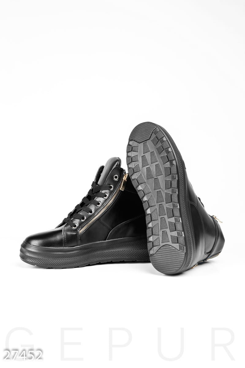 Демисезонные кожаные кроссовки Back To Autumn Office