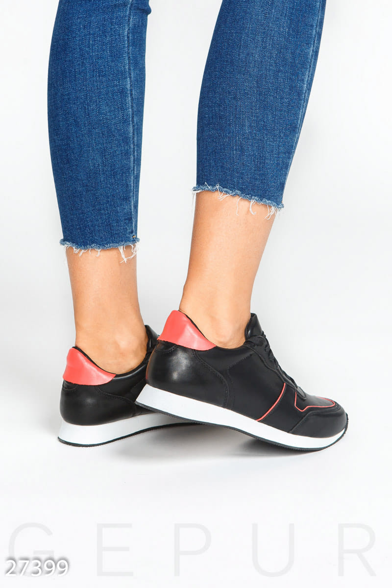 Спортивные кожаные кроссовки Balenciaga