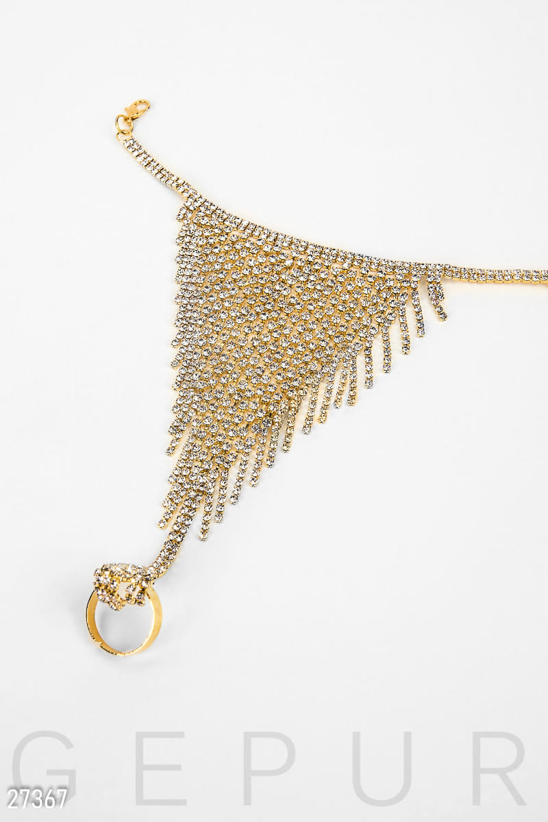 Слейв-браслет с камнями Shine bright