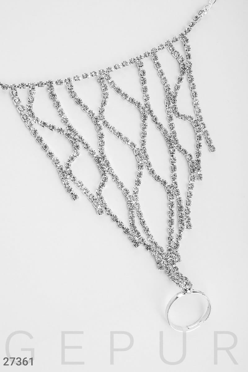 Слейв-браслет с фианитами Dancing queen