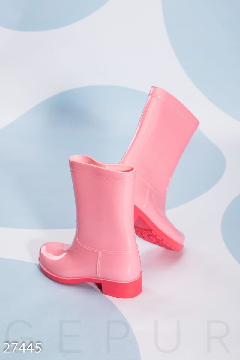 Яркие резиновые полусапожки Its raining