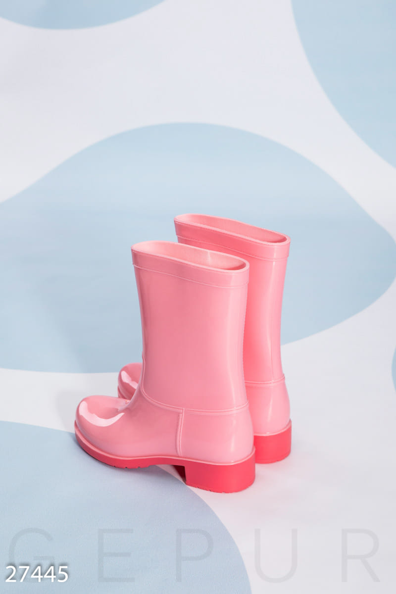 Яркие резиновые полусапожки Its raining