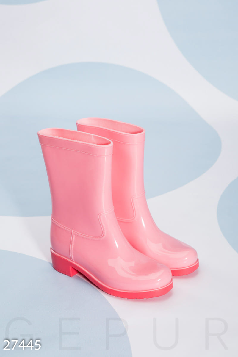 Яркие резиновые полусапожки Its raining