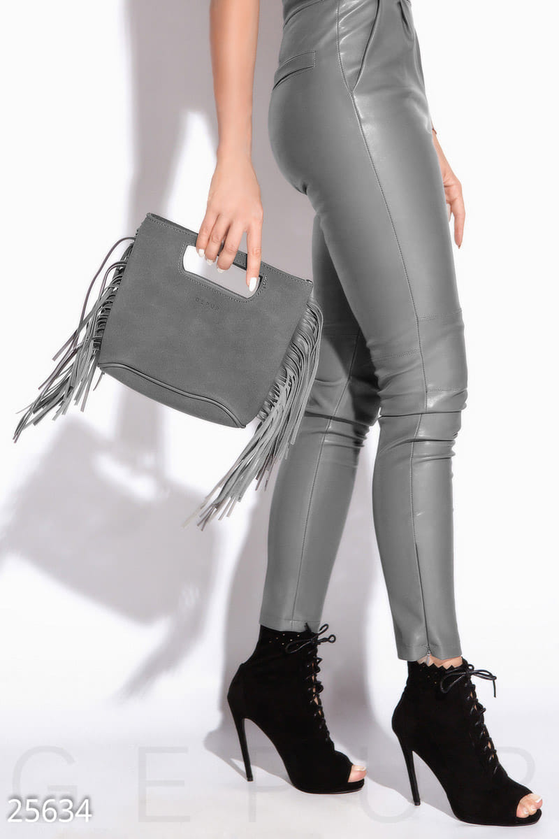 Замшевая сумка-мини Rock it