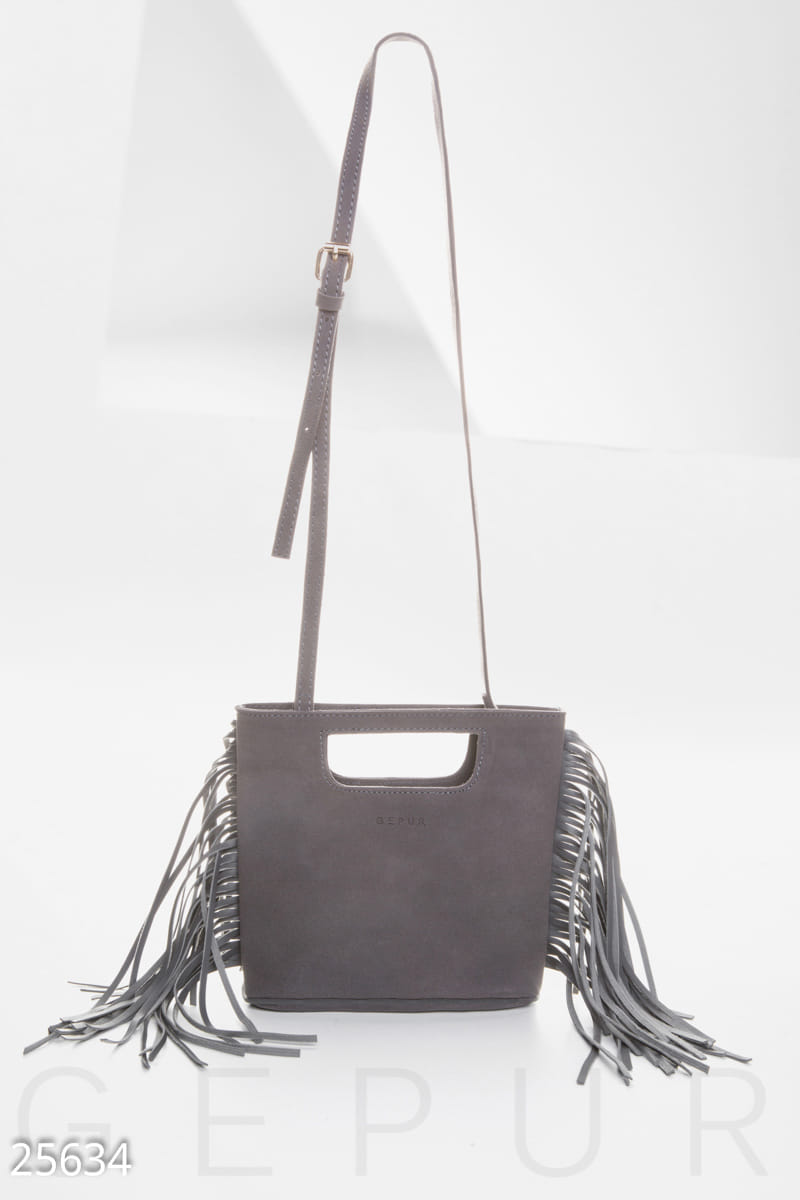 Замшевая сумка-мини Rock it