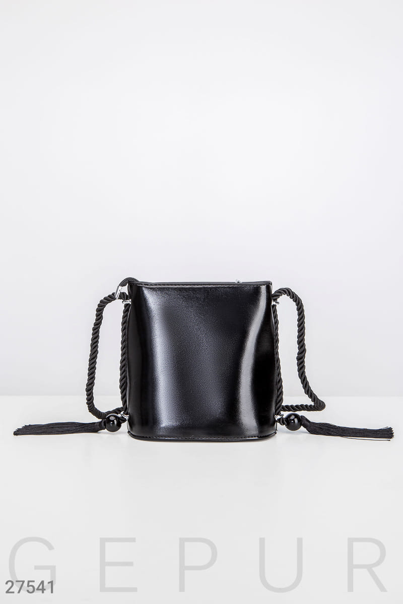 Кожаная сумка-бочонок Dancing queen