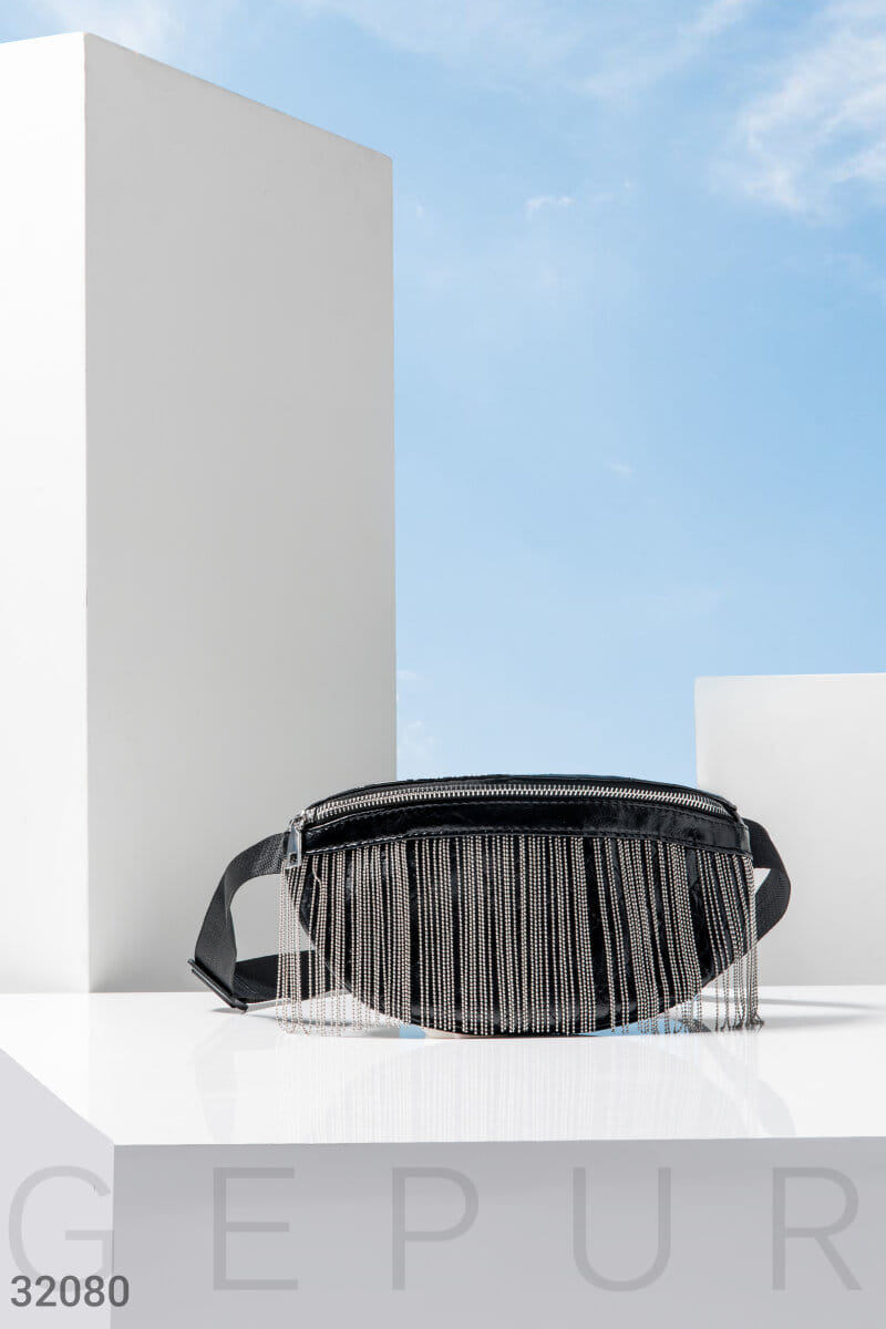 Набедренная стеганая сумка Leather trend