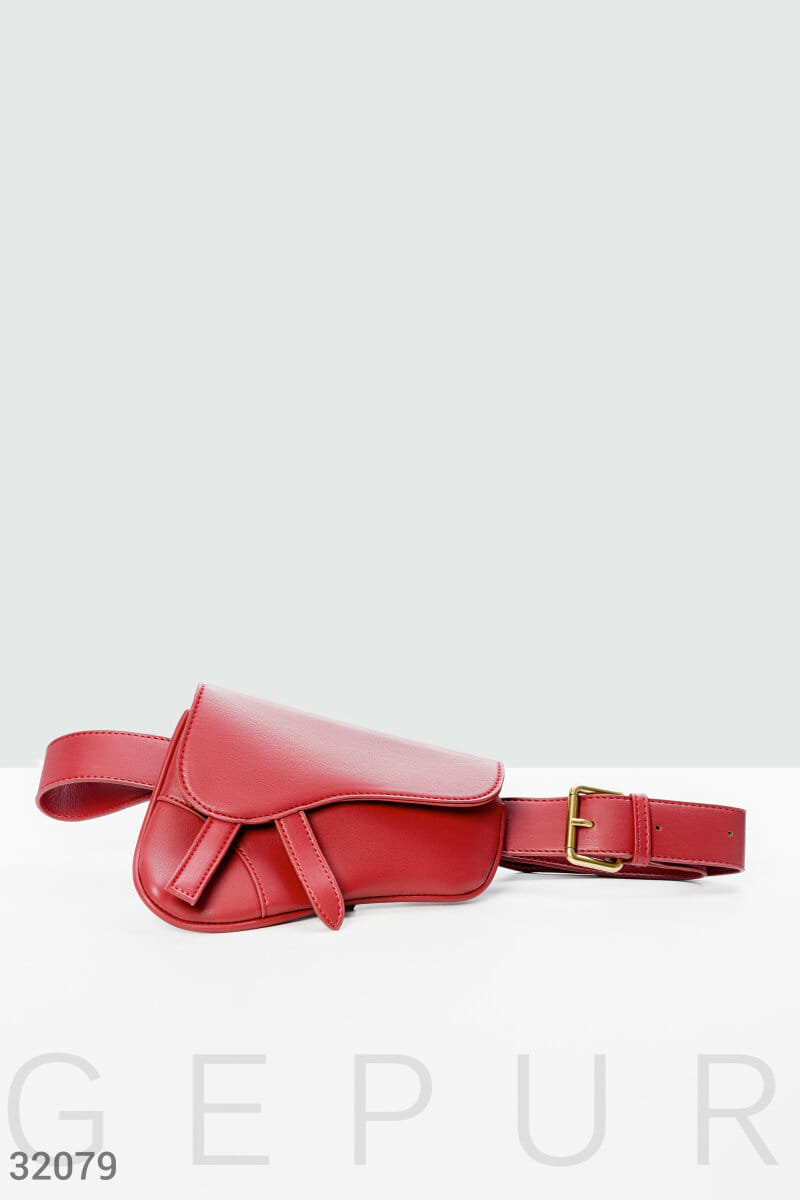 Яркая сумка-ремень Warm favourites