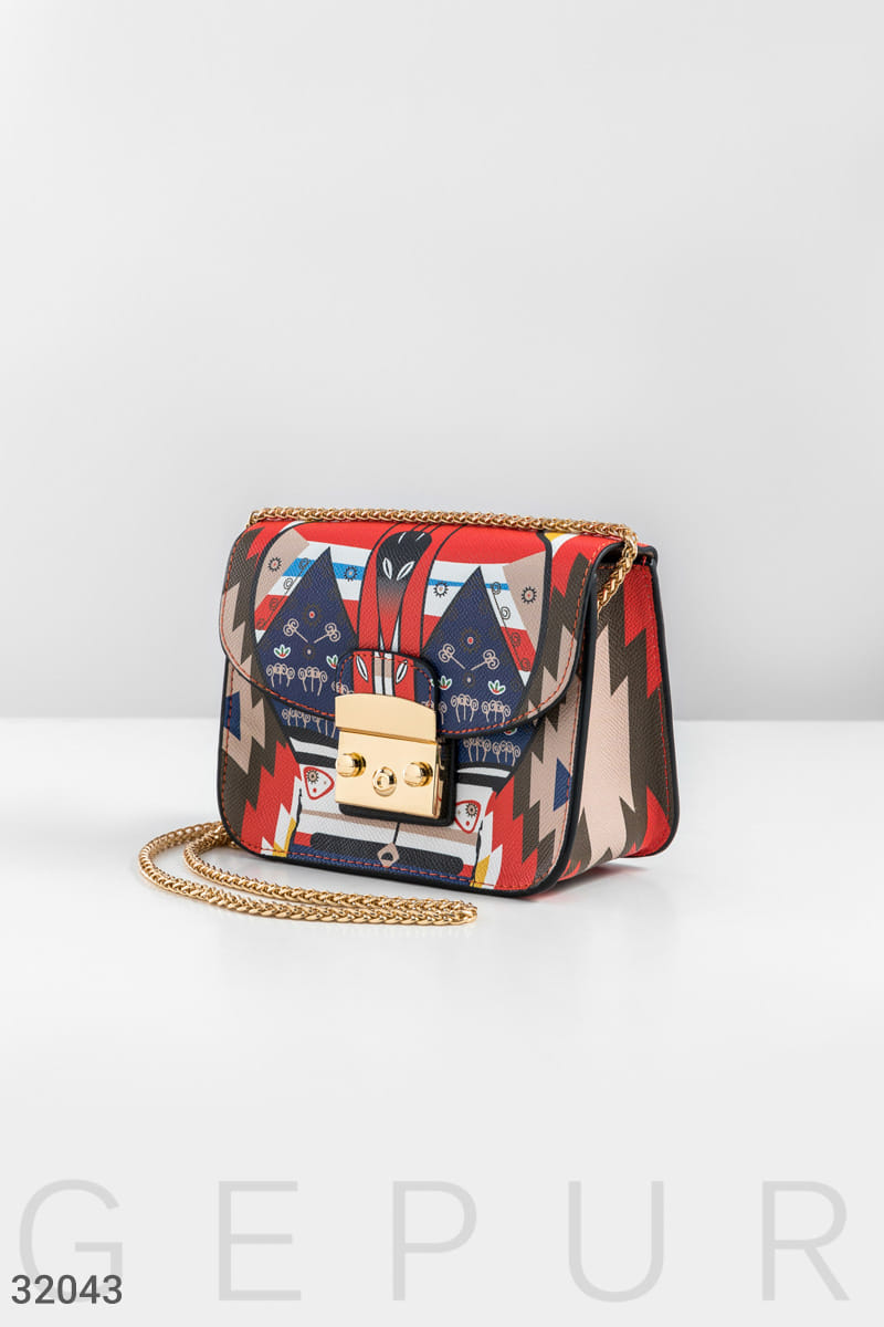 Сумка с красочным рисунком This is your time