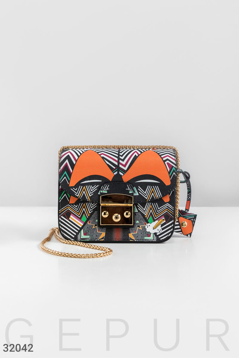 Сумка с эффектным дизайном This is your time