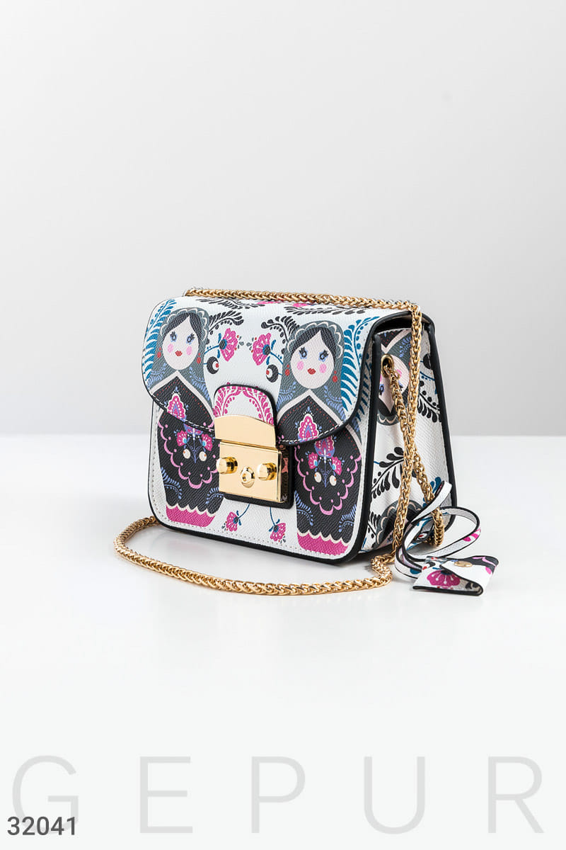 Сумка с ярким рисунком This is your time