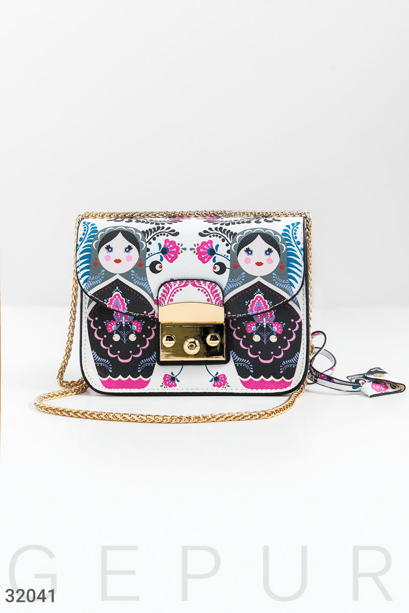 Сумка с ярким рисунком This is your time