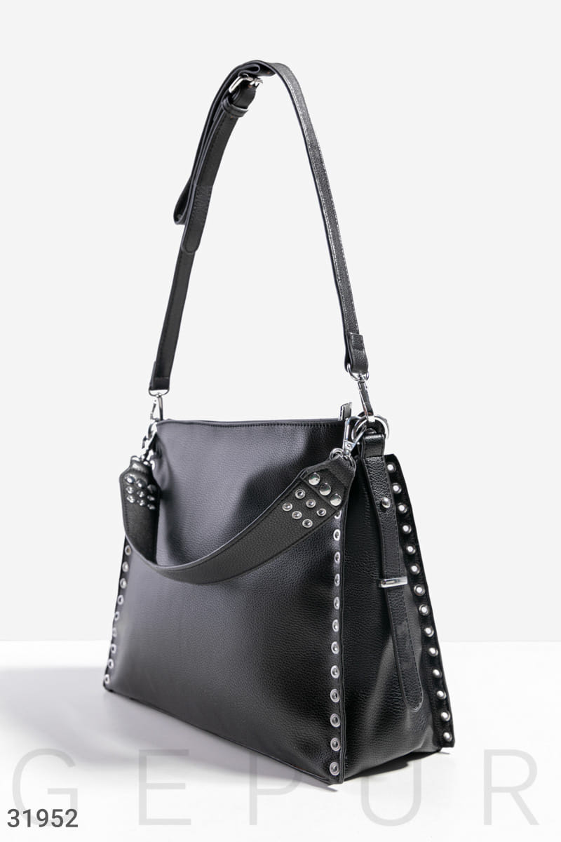 Сумка с перфорацией Gepur This is your time