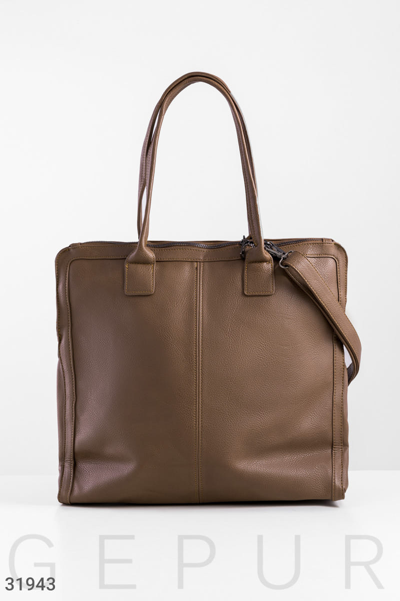 Сумка шоколадного цвета This is your time