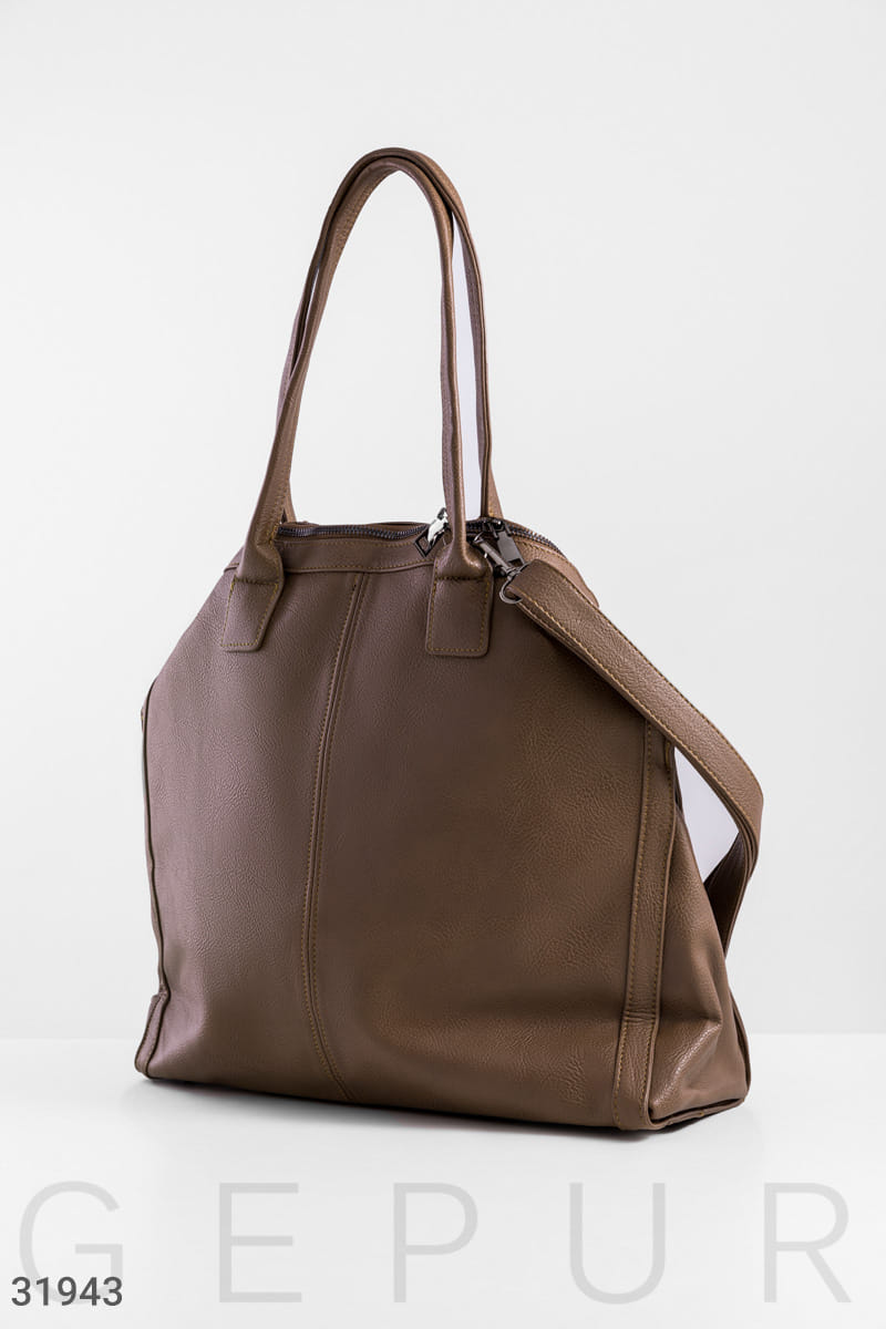 Сумка шоколадного цвета This is your time