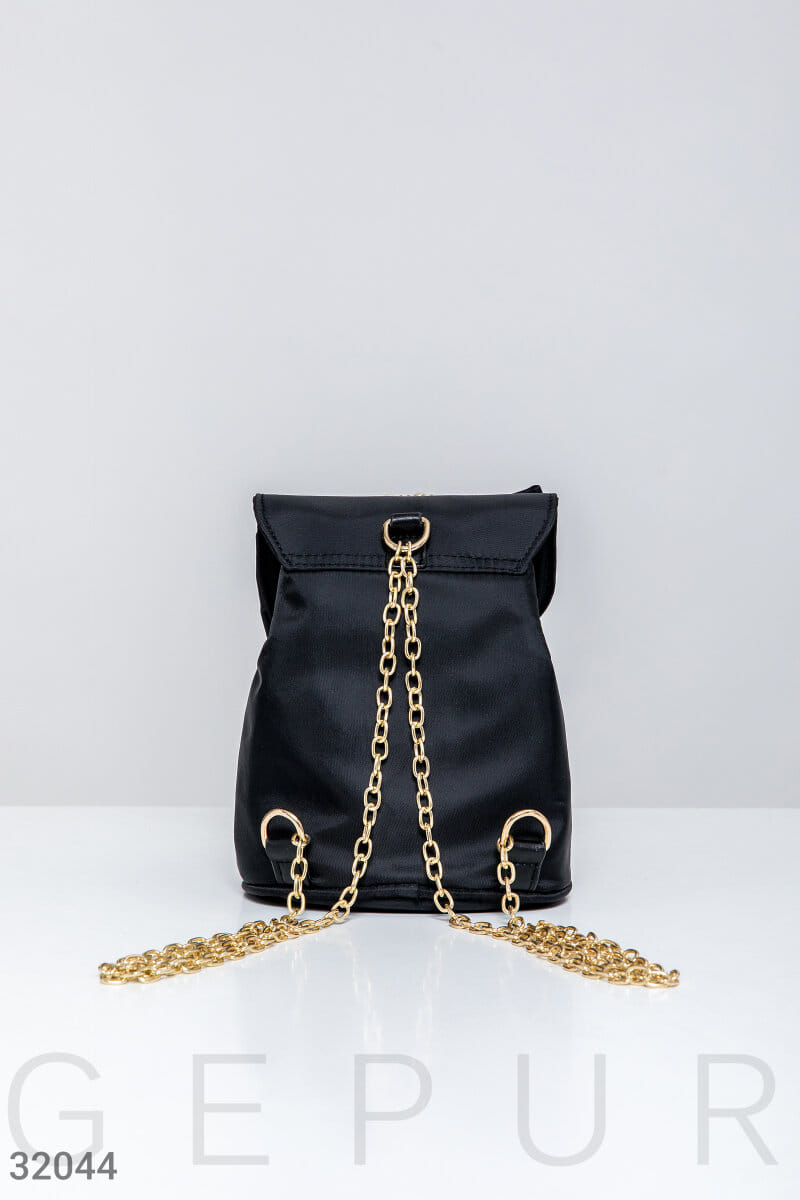 Эффектный маленький рюкзак Leather trend