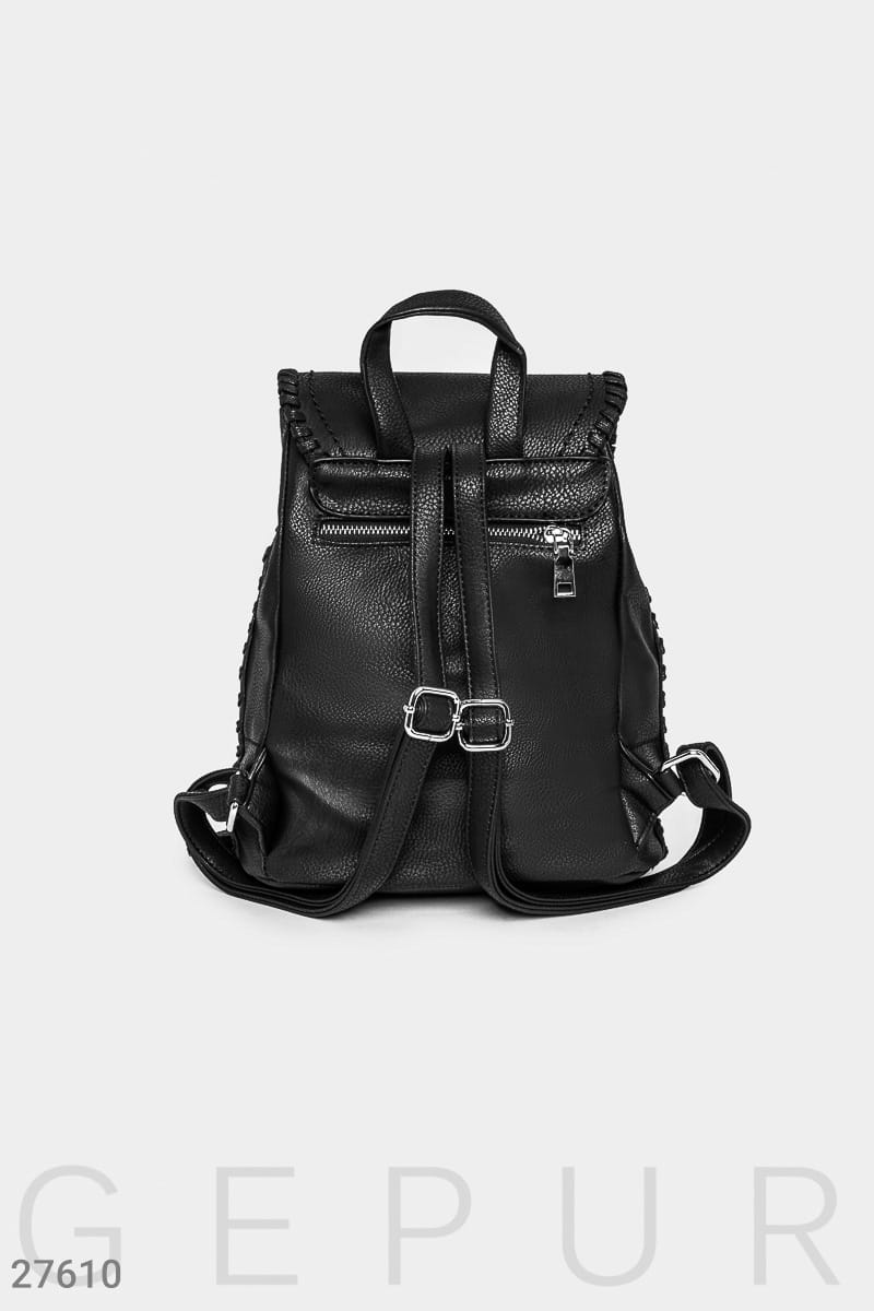 Кожаный рюкзак с декором Spring edition