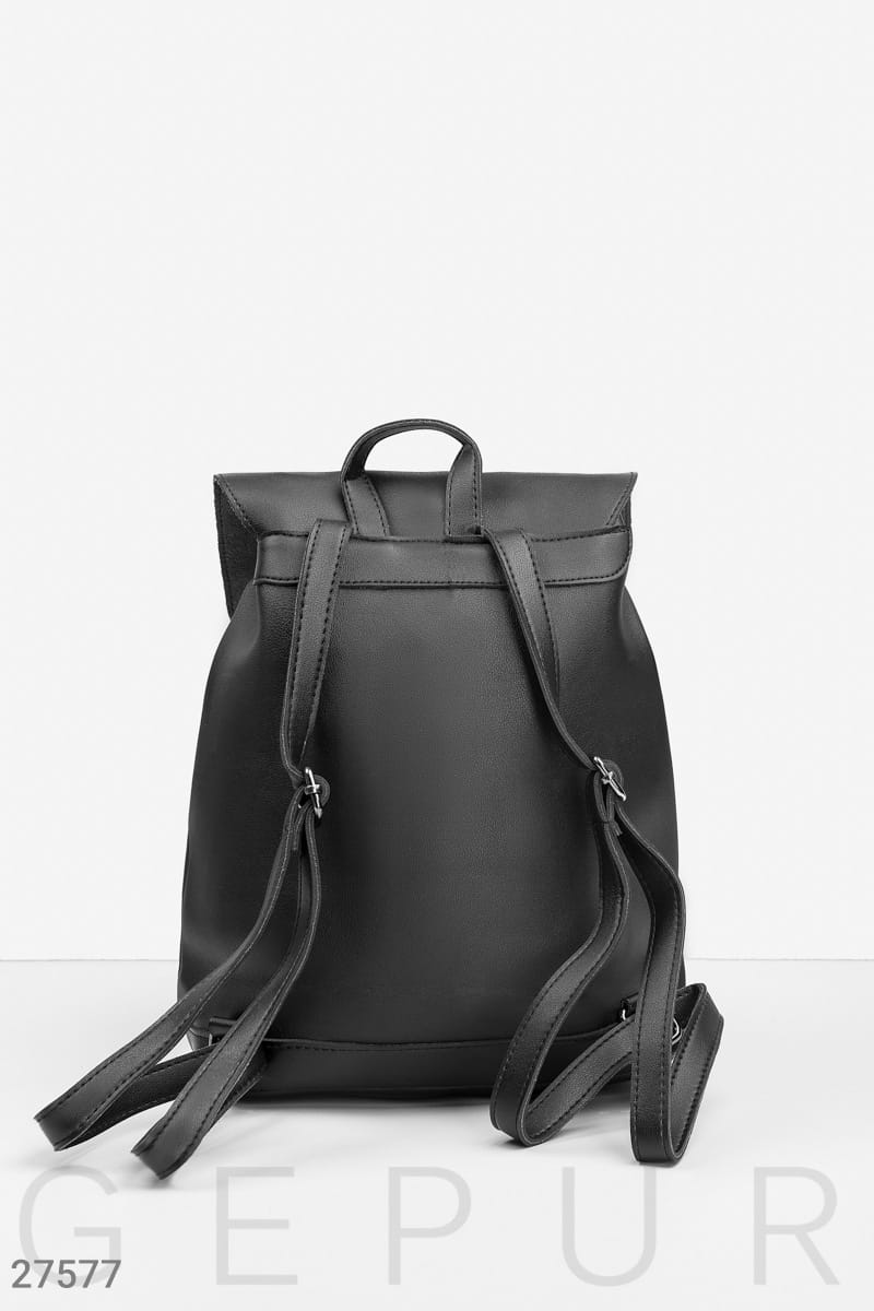 Молодежный кожаный рюкзак This is your time