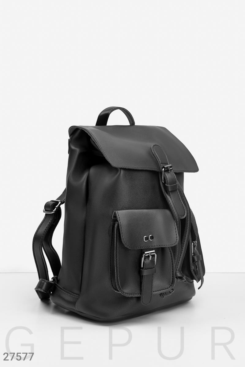 Молодежный кожаный рюкзак This is your time