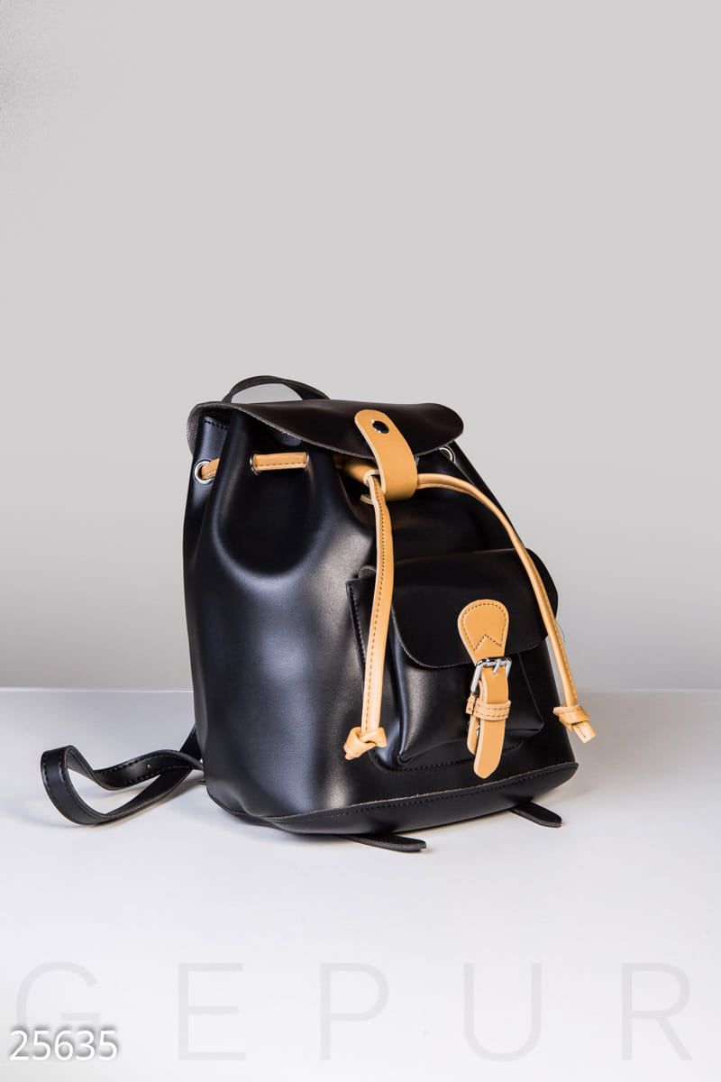 Контрастный кожаный рюкзак Gpr forward