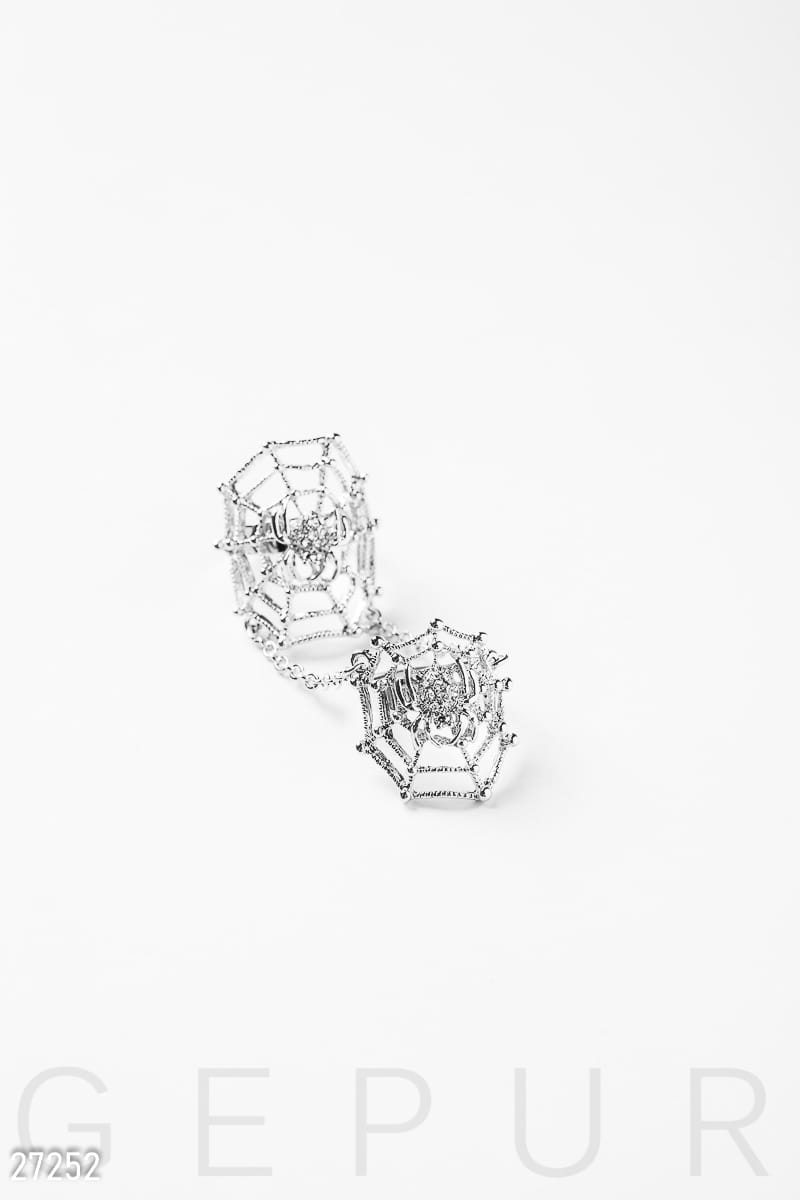 Двойное женское кольцо Dress time