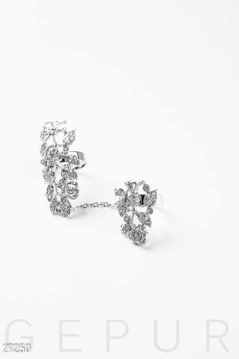 Кольцо на две фаланги Dress time