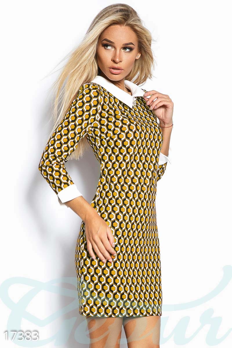 Платье с воротником Office