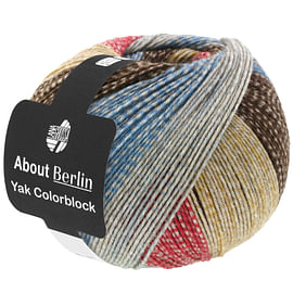 Носочная пряжа About Berlin Yak Colorblock (642) Lana Grossa