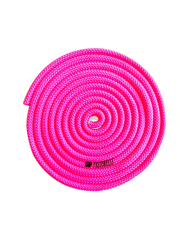 Скакалка New Orleans одноцветная 3м PASTORELLI (Розовый флуо)