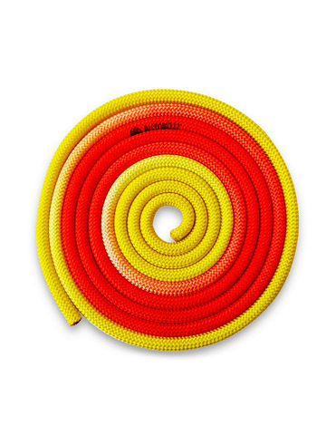 Скакалка New Orleans Multicolour 3м PASTORELLI (Желтый/оранжевый/красный)