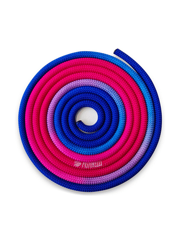 Скакалка New Orleans Multicolour 3м PASTORELLI (Синий/сиреневый/фуксия)
