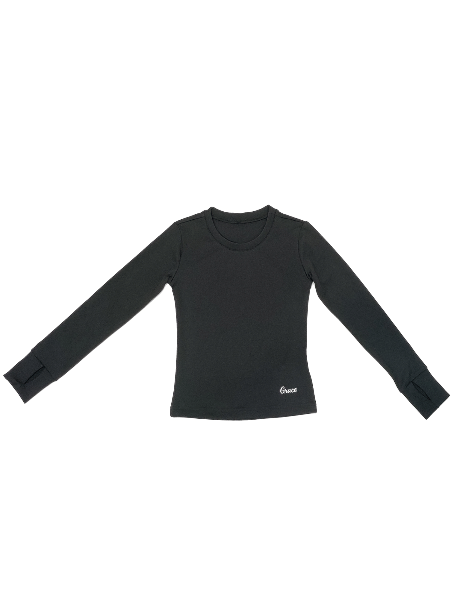Лонгслив Grace с вырезом под палец из микрофибры