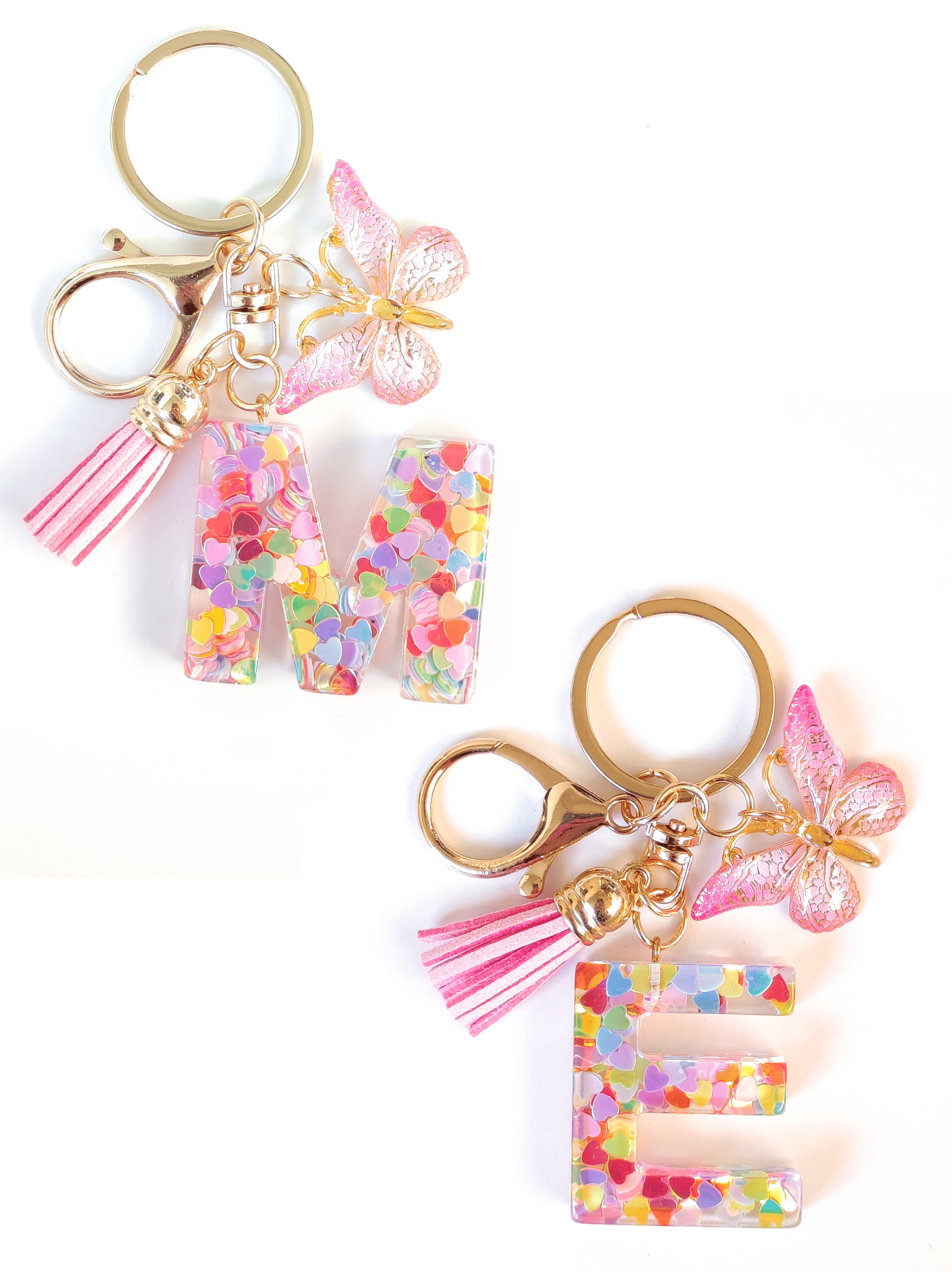 Брелок-буква розовый