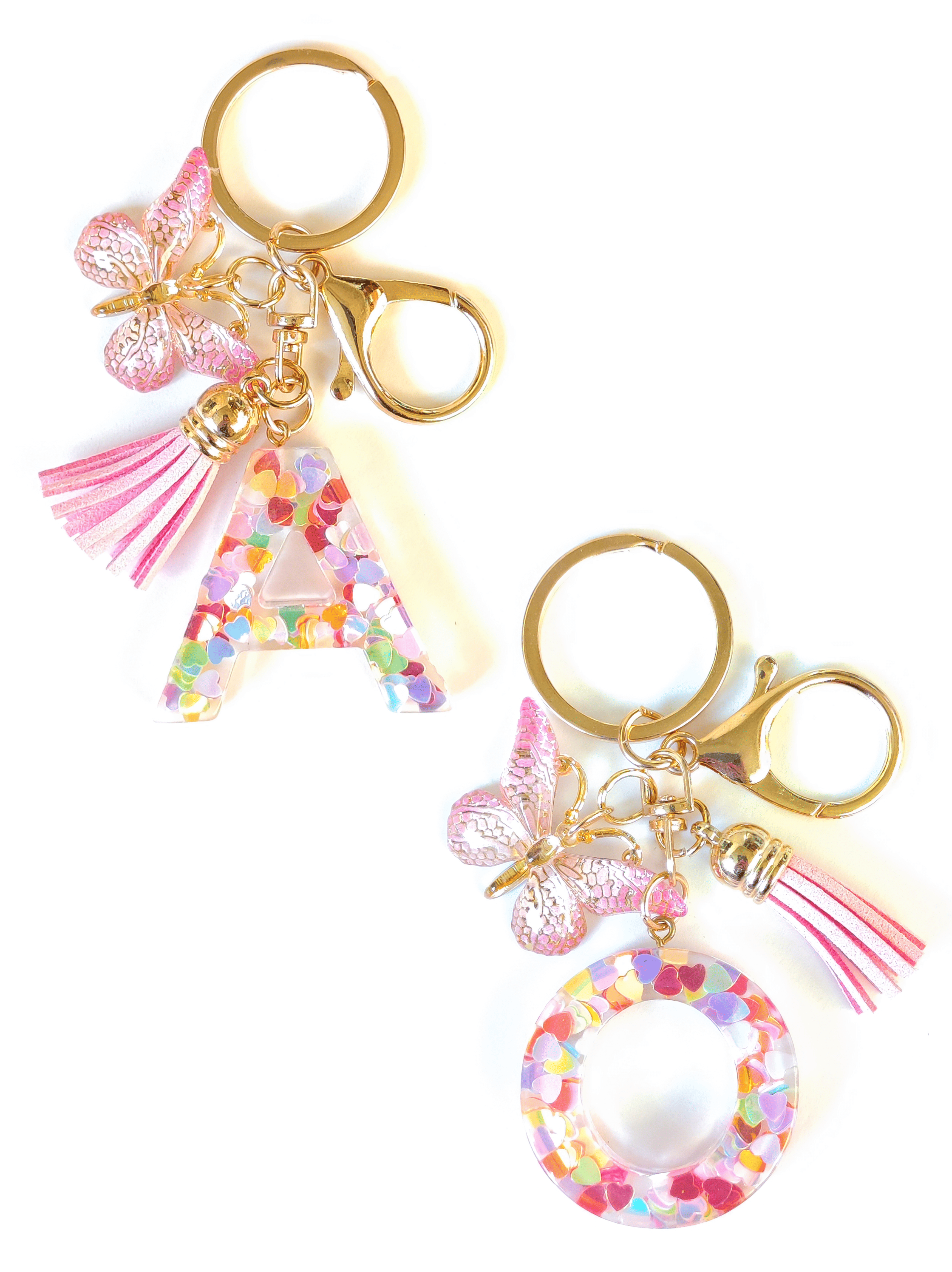 Брелок-буква розовый